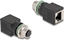 Attēls no Delock M12 Adapter A-coded 8 pin female to RJ45 jack straight
