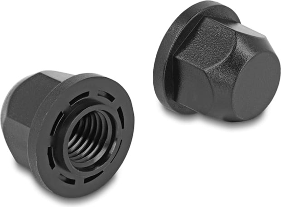 Picture of Delock M12 thread protection cap black 2 pieces