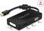 Изображение Delock Mini DisplayPort 1.2 Adapter to VGA / HDMI / DVI / Audio female 4K Passive black