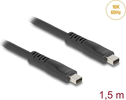 Picture of Delock Mini DisplayPort cable 16K 60 Hz 80 Gbps 1.5 m