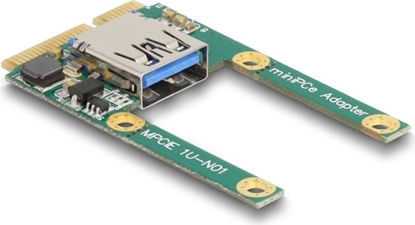 Picture of Delock Mini PCIe I/O 1 x USB 2.0 Type-A female full size / half size