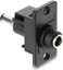 Picture of Delock Panel Mount DC 5.5 x 2.1 mm female to DC 5.5 x 2.1 mm male black