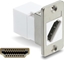 Picture of Delock Panel Mount HDMI female to HDMI female diagonal 8K 60 Hz white