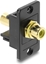 Attēls no Delock Panel Mount RCA female RCA gold plated female yellow / black