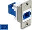 Изображение Delock Panel Mount SC Simplex female to SC Simplex female with laser protection flip inside silver / blue / white