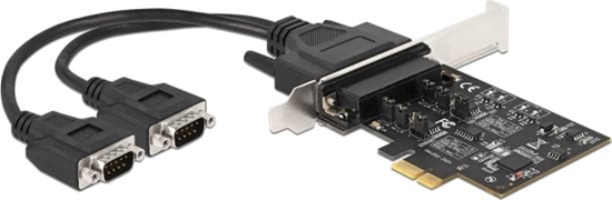 Picture of Delock PCI Express x1 Card to 2 x Serial RS-422/485 with 15 kV ESD protection