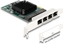 Attēls no Delock PCI Express x1 Network Card Gigabit LAN 4 x RJ45 BCM