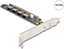 Attēls no Delock PCI Express x16 Card to 4 x internal SFF-8654 4i NVMe - Bifurcation