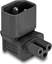 Picture of Delock Power Adapter IEC 60320 - C14 to C5, male / female, 2.5 A, 90° angled