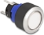 Изображение Delock Push Button protruding for Installation 22 mm 5 x solder connection actuator flat plastic LED white