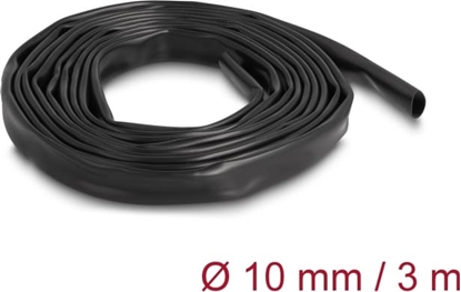 Picture of Delock PVC Insulating Sleeve 3 m x 10 mm black