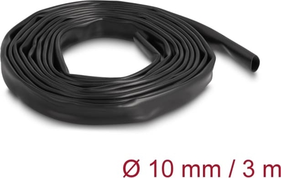 Picture of Delock PVC Insulating Sleeve 3 m x 10 mm black