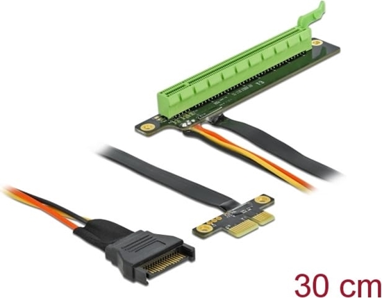 Picture of Delock Riser Card PCI Express x1 to x16 with flexible cable 30 cm
