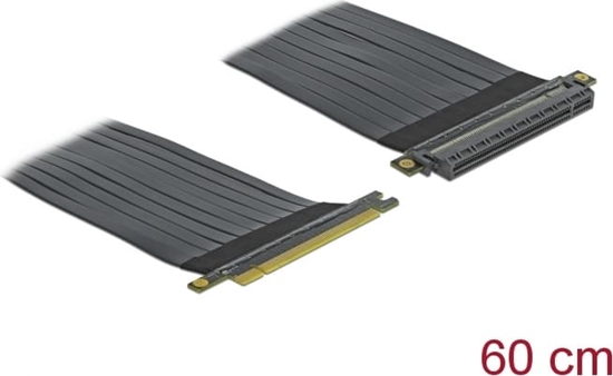 Picture of Delock Riser Card PCI Express x16 to x16 with flexible cable 60 cm