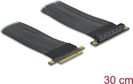 Picture of Delock Riser Card PCI Express x8 to x8 with flexible cable 30 cm