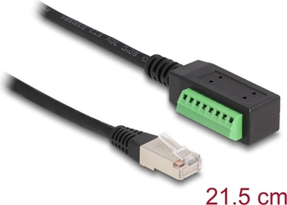 Picture of Delock RJ45 Cable Cat.5e plug to Terminal Block Adapter 21.5 cm