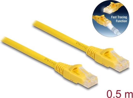 Picture of Delock RJ45 Cable Cat.6A U/UTP Fast Tracing 0.5 m
