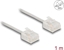 Attēls no Delock RJ45 Network Cable Cat.6 UTP Ultra Slim 1 m grey with short plugs
