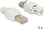 Attēls no Delock RJ45 plug Cat.5e UTP toolfree 2 pieces  