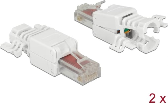 Picture of Delock RJ45 plug Cat.6 UTP toolfree 2 pieces