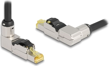 Picture of Delock RJ45 Plug field assembly Cat.6A metal angled