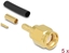 Picture of Delock RP-SMA plug for crimping RG-174 / RG-316 with matching shrink tube