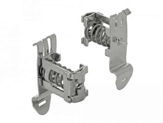Picture of Delock Shield Clamp for DIN Rail - Cable diameter 3 - 8 mm