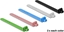 Picture of Delock Silicone Cable Ties reusable 10 pieces assorted colors