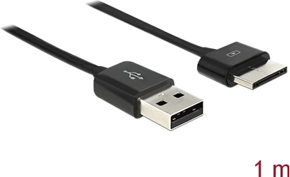 Picture of Delock Sync- and charging cable USB male > ASUS Eee Pad 36 pin male 1 m