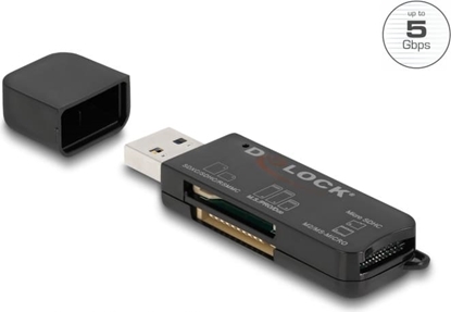Picture of Delock SuperSpeed USB Card Reader for SD / Micro SD / MS memory cards