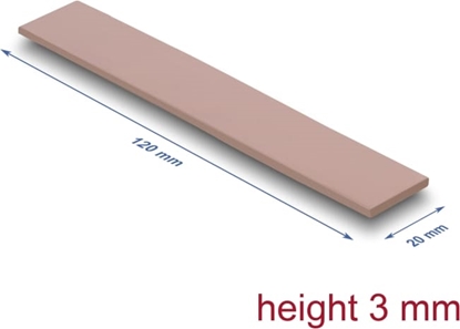 Picture of Delock Thermal Conductive Pad 120 x 20 x 3 mm for M.2 modules 3.0 W/mK - non-silicone