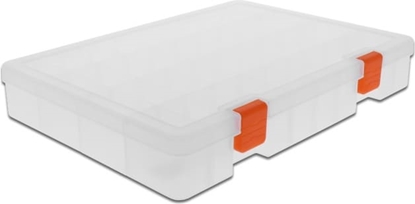 Picture of Delock Transparent sorting plastic box with 36 compartments