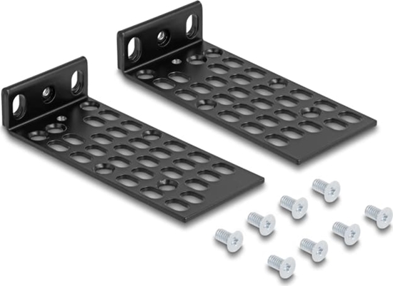 Picture of Delock Universal Rack Mounting Set 2 pieces black