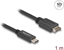 Picture of Delock USB 10 Gbps Cable USB Type-E Key A 20 pin male to USB Type-C™ male 1 m