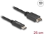 Picture of Delock USB 10 Gbps Cable USB Type-E Key A 20 pin male to USB Type-C™ male 25 cm