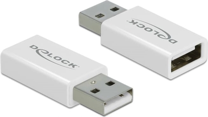 Picture of Delock USB 2.0 Adapter Type-A male to Type-A female Data Blocker