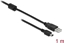 Picture of Delock USB 2.0 Cable Type-A male to USB 2.0 Mini-B male 1 m black