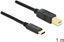 Picture of Delock USB 2.0 cable Type-C to Type-B 1 m