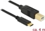 Attēls no Delock USB 2.0 cable Type-C to Type-B 4 m