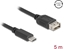 Изображение Delock USB 2.0 Cable USB Type-C™ male to EASY USB Type-A female 5 m