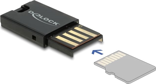 Picture of Delock USB 2.0 Card Reader for Micro SD memory cards