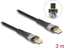 Picture of Delock USB 2.0 Data and Fast Charging Cable USB Type-C™ male to male transparent PD 3.0 100 W 3 m