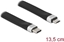 Attēls no Delock USB 2.0 FPC Flat Ribbon Cable USB Type-C™ to USB Type Micro-B 13.5 cm PD 3 A