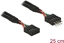 Picture of Delock USB 2.0 Pin header Extension Cable 10 pin male / female 25 cm