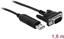 Picture of Delock USB 2.0 to serial RS-232 adapter with compact serial connector housing