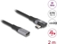 Изображение Delock USB 20 Gbps extension cable angled left / right USB PD 3.1 Extended Power Range 240 W 2 m