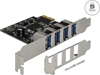 Picture of Delock USB 3.0 PCI Express x1 Card with 4 x external Type-A female