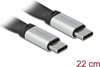 Picture of Delock USB 3.2 Gen 2 FPC Flat Ribbon Cable USB Type-C™ to USB Type-C™ 22 cm PD 3 A E-Marker