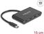 Picture of Delock USB 3.2 Gen 2 USB Type-C™ Hub with 4 x USB Type-C™ female – 10 Gbps