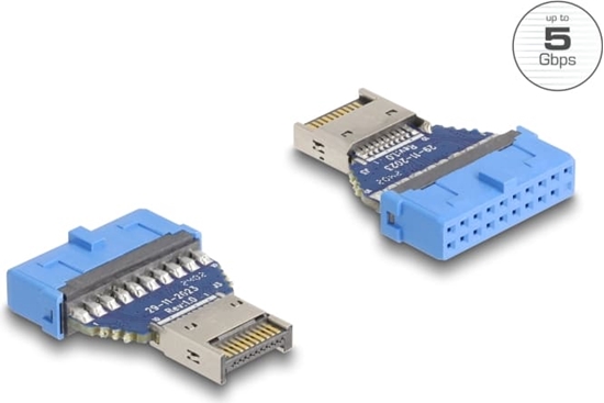 Picture of Delock USB 5 Gbps Adapter Pin Header female to internal USB Type-E Key A male